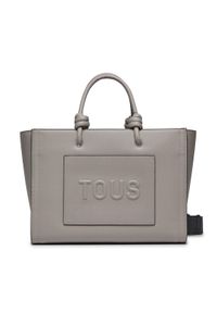 Tous - TOUS Torebka La Rue New 395910099 Szary. Kolor: szary. Materiał: skórzane