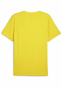 Puma - Męska koszulka ftblCULTURE Borussia Dortmund PUMA Faster Yellow Black. Kolor: czarny, żółty, wielokolorowy. Materiał: guma. Wzór: nadruk