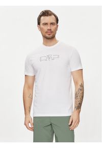CMP T-Shirt 32D8147P Biały Regular Fit. Kolor: biały. Materiał: bawełna