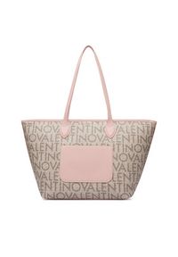 VALENTINO - Valentino Torebka Logo VBSA1F02 Beżowy. Kolor: beżowy. Materiał: skórzane #2