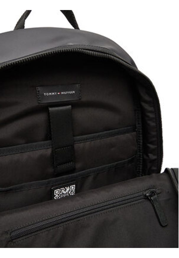 TOMMY HILFIGER - Tommy Hilfiger Plecak Th Repreve Backpack AM0AM13464 Szary. Kolor: szary. Materiał: materiał