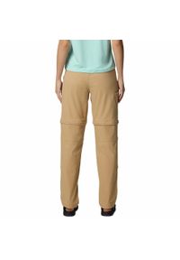 columbia - Spodnie z odpinanymi nogawkami damskie Columbia Leslie Falls Convertible Pant. Kolor: beżowy