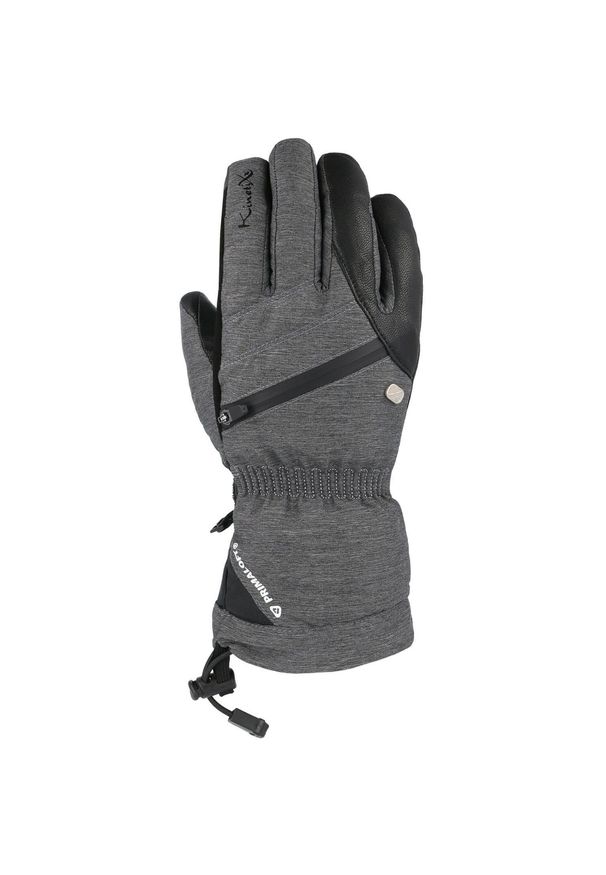 Rękawiczki narciarskie i snowboardowe damskie KINETIXX Alina Glove melange. Kolor: szary. Sezon: zima. Sport: narciarstwo, snowboard