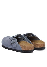 Birkenstock Klapki Boston 1032727 Niebieski. Kolor: niebieski. Materiał: zamsz, skóra #4