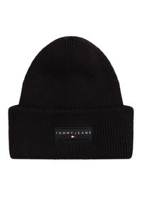 Czapka Tommy Jeans. Kolor: czarny