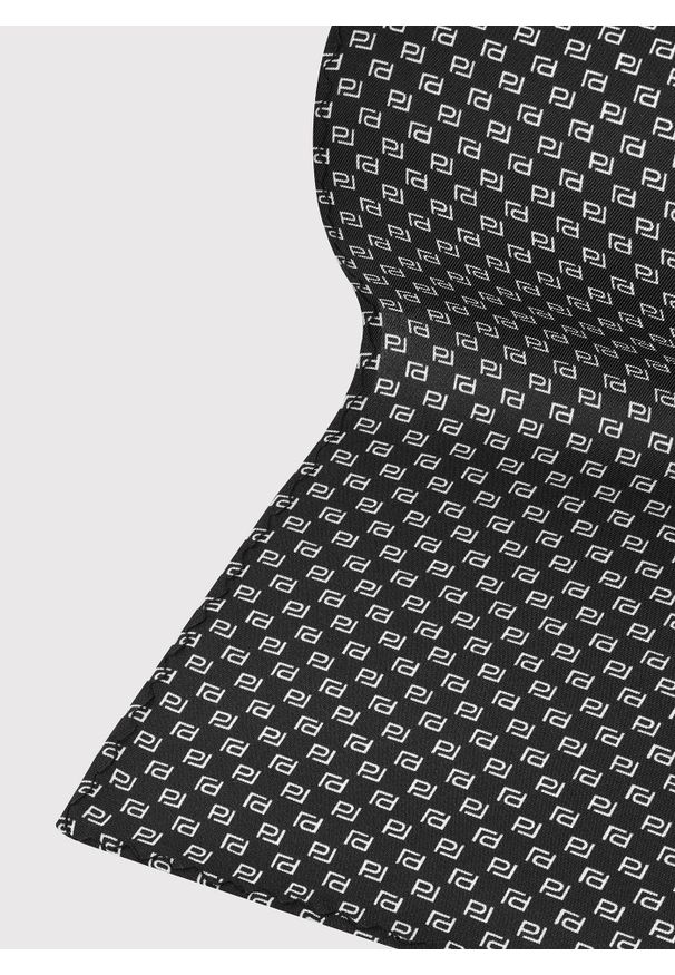 Pako Lorente - PAKO LORENTE – Czarna poszetka z jedwabiu. Kolor: czarny. Materiał: jedwab