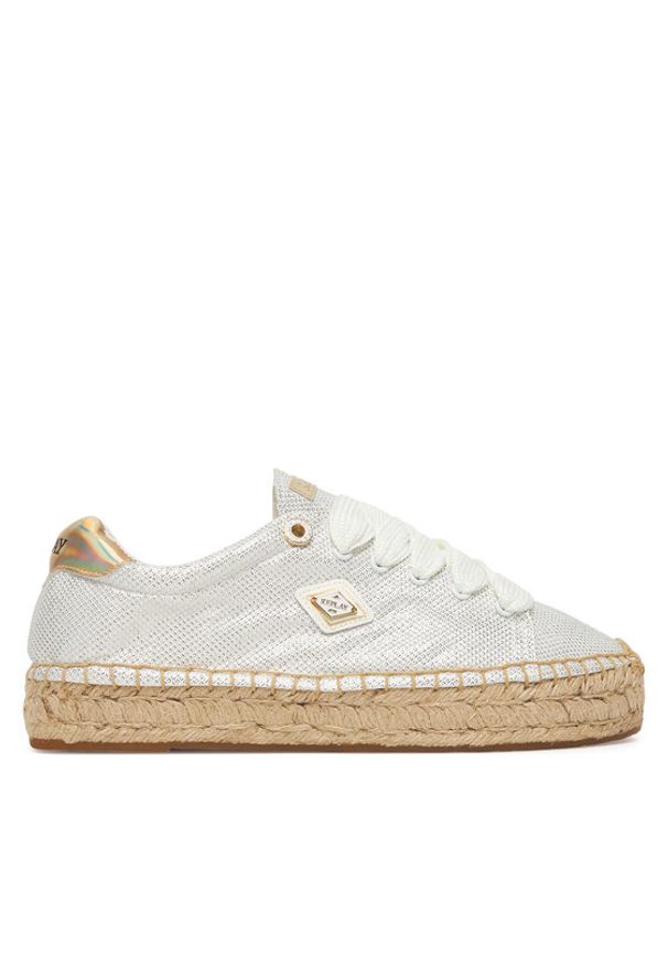 Replay - REPLAY Espadryle GWF22 .000.C0093S Biały. Kolor: biały. Materiał: materiał