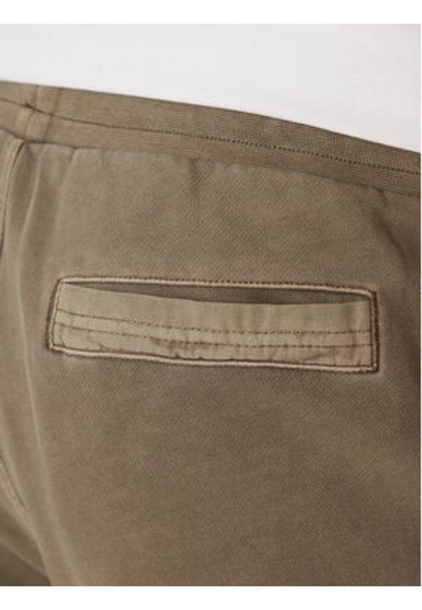 Aeronautica Militare Szorty sportowe 251BF016F583 Khaki Regular Fit. Kolor: brązowy. Materiał: bawełna. Styl: sportowy