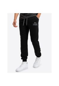 Spodnie do biegania Lonsdale Wansford. Okazja: na co dzień. Kolor: czarny, szary, wielokolorowy. Materiał: dresówka. Styl: casual, sportowy, elegancki