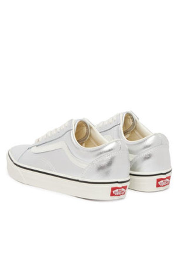 Vans Tenisówki Old Skool VN000E8WH271 Srebrny. Kolor: srebrny. Materiał: skóra
