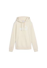 Bluza damska z kapturem Puma Essential No. 1 Logo Fleece. Typ kołnierza: kaptur. Kolor: biały. Materiał: bawełna, materiał #1