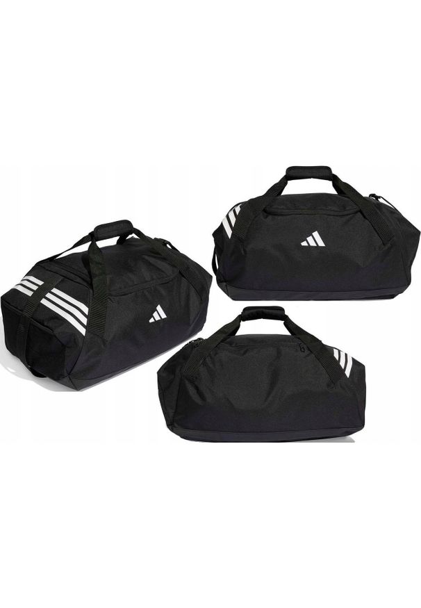 Adidas Torba adidas Tiro Duffle Medium czarna KB0786. Kolor: czarny
