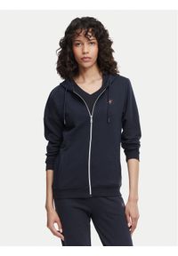 Beverly Hills Polo Club Bluza P-SS26W-F546540 Granatowy Regular Fit. Typ kołnierza: polo. Kolor: niebieski. Materiał: syntetyk #1