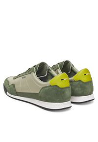 BOSS Sneakersy Titanium 50536524 Zielony. Kolor: zielony. Materiał: skóra, zamsz #4