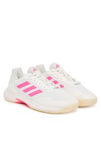 Adidas - adidas Buty do tenisa Gamecourt 2.0 JP7723 Biały. Kolor: biały. Materiał: materiał. Sport: tenis #4
