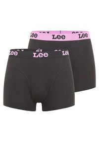 Lee - LEE 2-PACK TRUNK MĘSKIE BOKSERKI DWUPAK BLACK LP03CK02