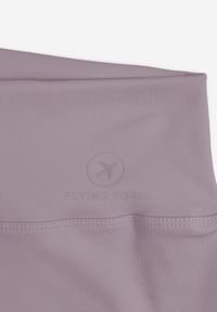 Born2be - Fioletowe Szorty Sportowe o Fasonie Kolarek Dill. Okazja: na co dzień. Kolor: fioletowy. Wzór: gładki. Styl: sportowy #8