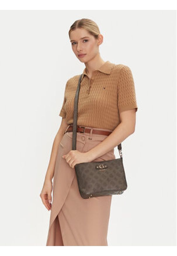 Guess Torebka HWPD95 29120 Brązowy. Kolor: brązowy. Materiał: skórzane
