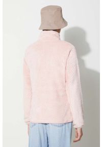 columbia - Columbia bluza damska kolor różowy gładka. Okazja: na co dzień. Kolor: różowy. Materiał: tkanina. Wzór: gładki. Styl: casual #5