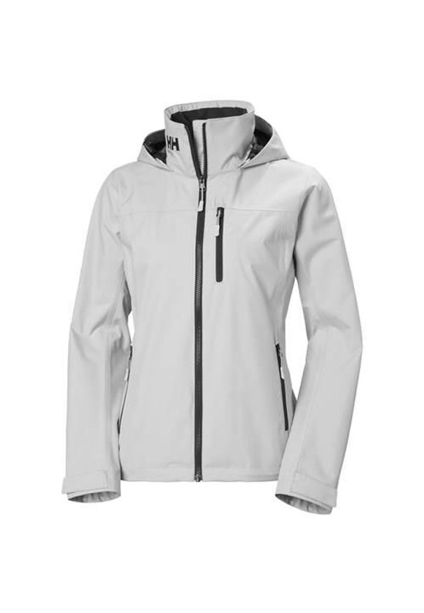 Kurtka uniwersalna damska Helly Hansen Crew. Typ kołnierza: kaptur. Kolor: szary. Materiał: syntetyk