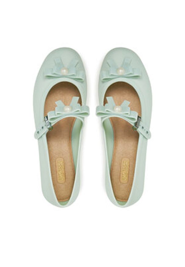 melissa - Melissa Baleriny Melissa Soft Ballerina Bow Ad M 35971 Zielony. Kolor: zielony