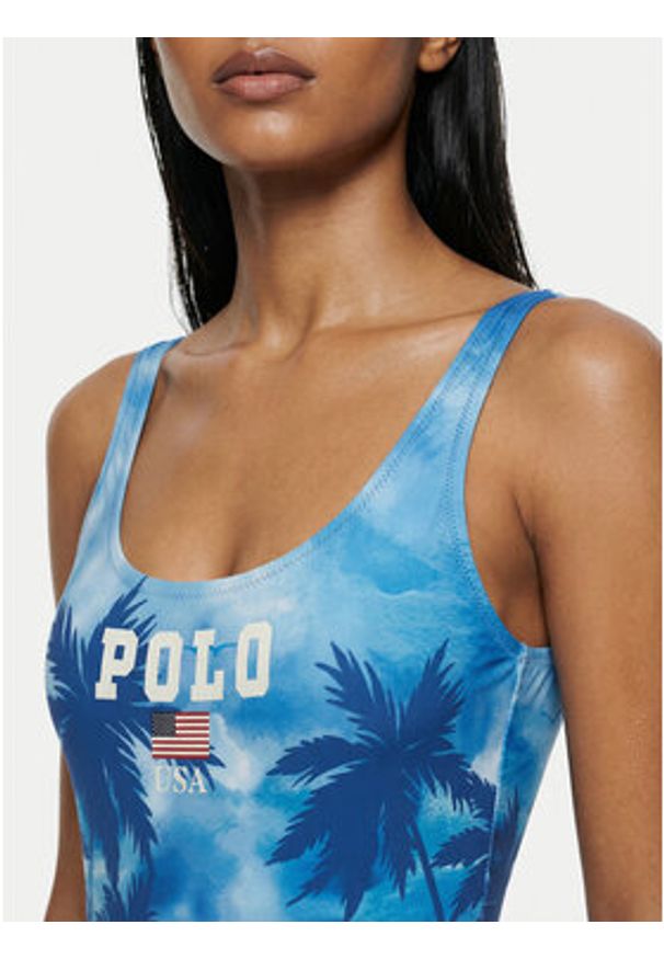 Polo Ralph Lauren Strój kąpielowy 21609410 Niebieski. Kolor: niebieski. Materiał: syntetyk