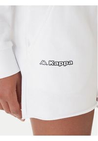 Kappa Szorty sportowe Fefra 351K2RW Biały Regular Fit. Kolor: biały. Materiał: bawełna #4