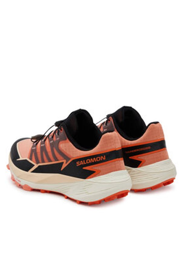 salomon - Salomon Buty do biegania Thundercross L47802800 Pomarańczowy. Kolor: pomarańczowy. Materiał: materiał