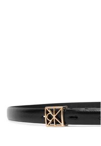 Calvin Klein Pasek Damski Emblem Buckle 15Mm Fixed Smooth LV04F7061G Czarny. Kolor: czarny. Materiał: skóra #3