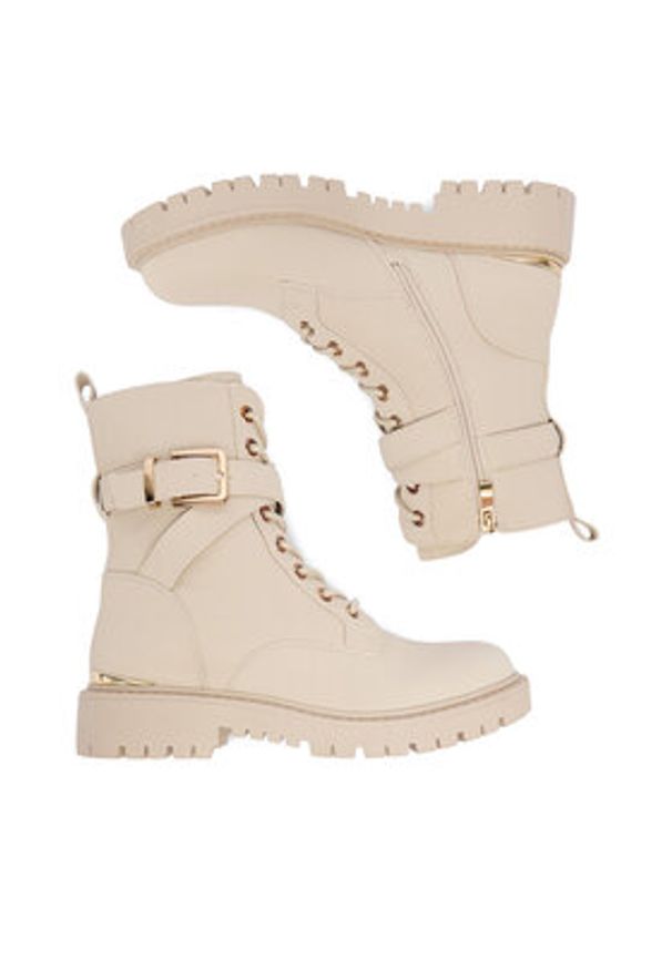 DeeZee Trzewiki 58022-1A Beżowy. Kolor: beżowy. Materiał: syntetyk, materiał