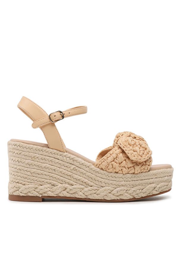 Aldo Espadryle Macrama 13578804 Beżowy. Kolor: beżowy. Materiał: materiał