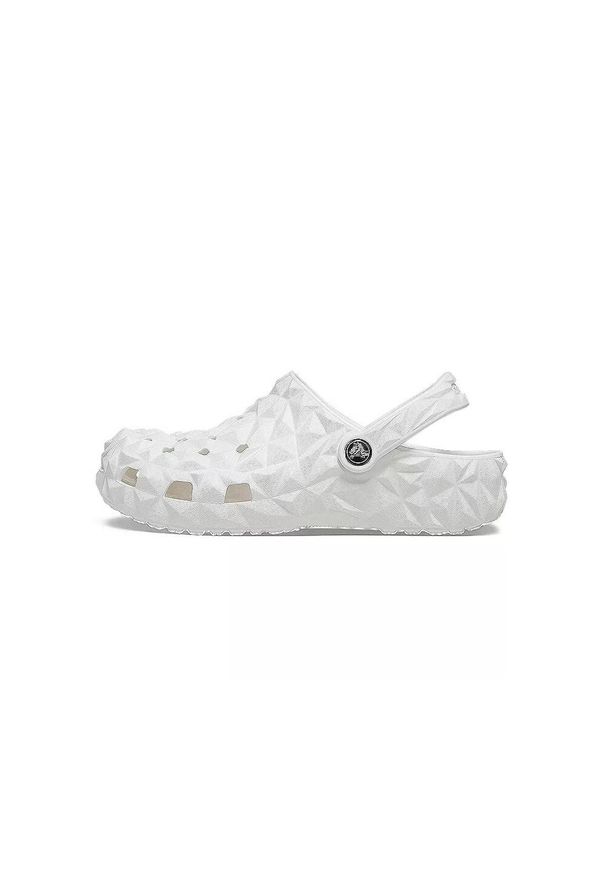 Buty do chodzenia męskie Crocs Classic Geometric Clog. Zapięcie: bez zapięcia. Kolor: biały. Materiał: syntetyk, materiał. Sezon: lato. Sport: turystyka piesza