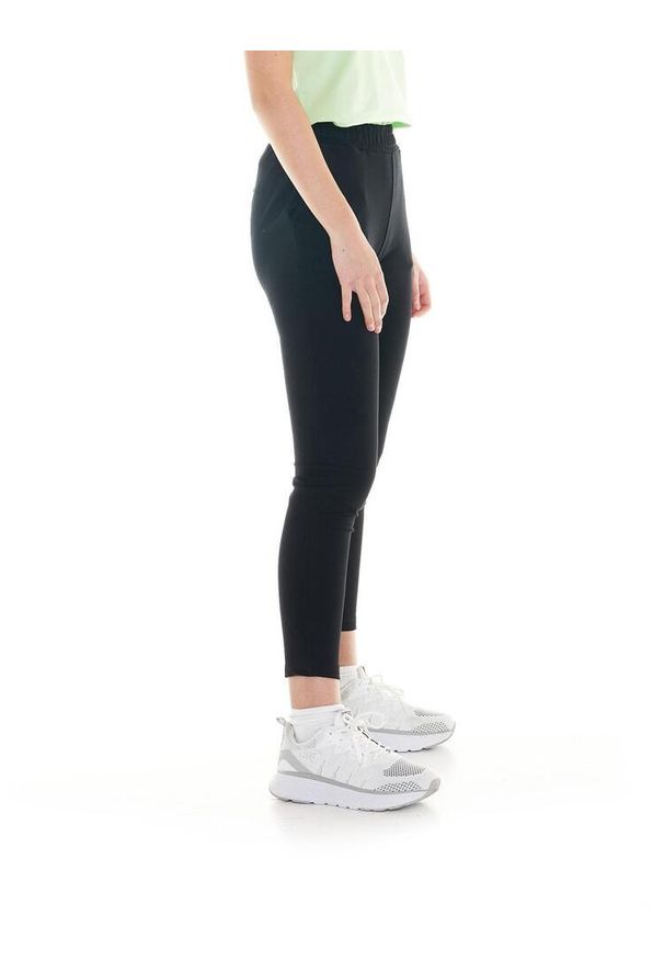 LEONE 1947 APPAREL - Podstawowe joggery damskie. Kolor: czarny. Materiał: tkanina. Sport: fitness