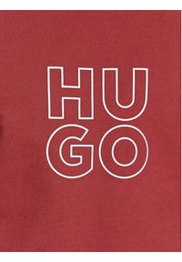 Hugo Bluza 50501590 Czerwony Regular Fit. Kolor: czerwony. Materiał: bawełna #3