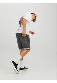 Jack & Jones - Jack&Jones Szorty jeansowe Rick 12223681 Szary Regular Fit. Kolor: szary. Materiał: bawełna, jeans #8