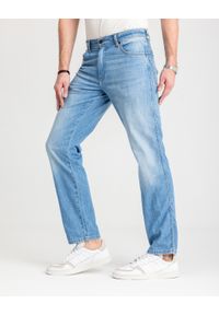 Wrangler - MĘSKIE SPODNIE JEANSOWE WRANGLER TEXAS SLATE SHADE 112364457. Okazja: na co dzień. Styl: casual, elegancki #5