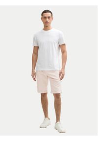 Tom Tailor Szorty materiałowe 1044715 Beżowy Regular Fit. Kolor: beżowy. Materiał: len