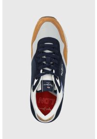 Pepe Jeans sneakersy london one edt m kolor granatowy. Nosek buta: okrągły. Zapięcie: sznurówki. Kolor: niebieski. Materiał: guma #2