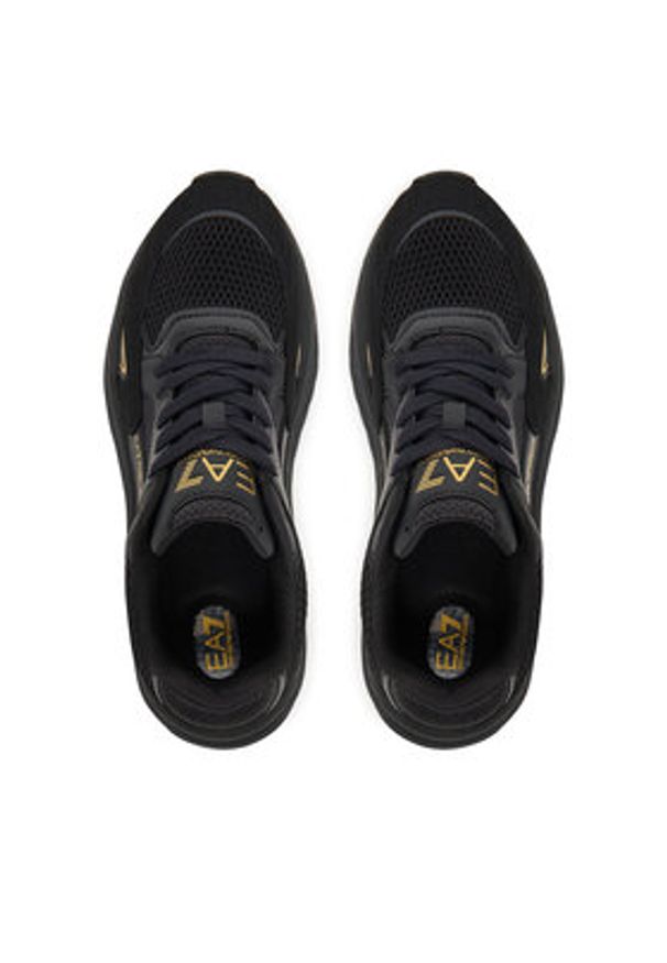 EA7 Emporio Armani Sneakersy 7X000342 AF18617 MZ177 Czarny. Kolor: czarny. Materiał: skóra