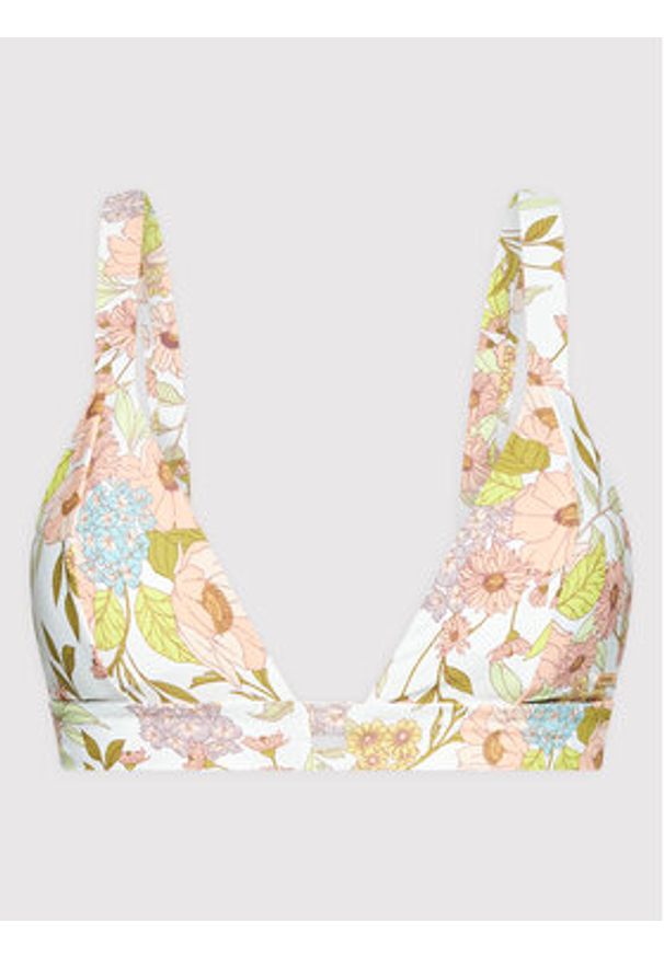 Volcom Góra od bikini Big Poppy O1412200 Biały. Kolor: biały. Materiał: syntetyk