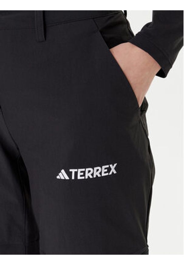 Adidas - adidas Spodnie outdoor Terrex Multi IZ3322 Czarny Regular Fit. Kolor: czarny. Materiał: syntetyk. Sport: outdoor