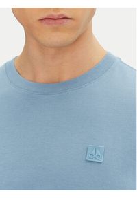 Moose Knuckles T-Shirt Duluth M15MT759 Niebieski Regular Fit. Kolor: niebieski. Materiał: bawełna #2