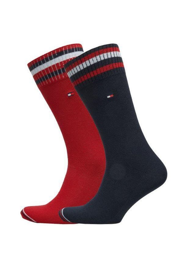 ZEAGLE - Skarpetki męskie Tommy Hilfiger 39-42 z bawełny dla maksymalnego komfortu. Kolor: niebieski, wielokolorowy. Materiał: bawełna