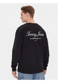 Tommy Jeans Bluza Luxe DM0DM18296 Czarny Regular Fit. Kolor: czarny. Materiał: bawełna #5
