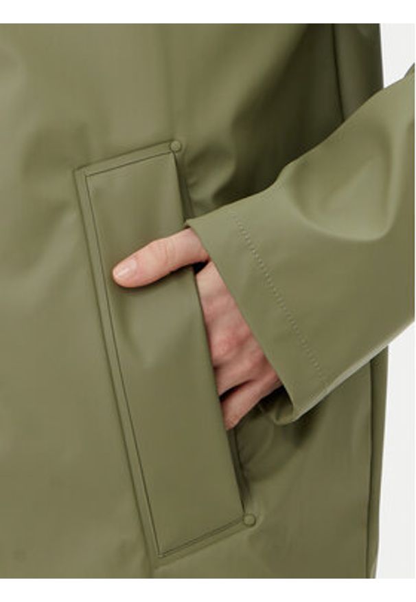 Hunter Kurtka przeciwdeszczowa Izzy Unisex HARU0012251 Khaki Regular Fit. Kolor: brązowy. Materiał: syntetyk