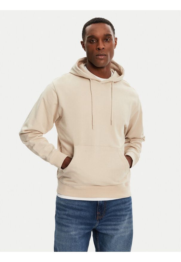 Jack & Jones Bluza Charge 12257852 Beżowy Loose Fit. Kolor: beżowy. Materiał: bawełna