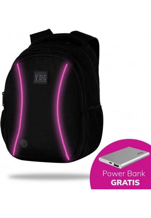 Patio Plecak szkolny Joy L Led pink CoolPack + powerbank 4000 mAh