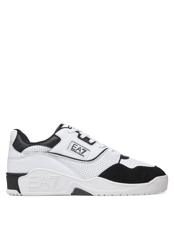 EA7 Emporio Armani Sneakersy X8X187 XK402 C695 Biały. Kolor: biały. Materiał: skóra