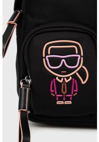 Karl Lagerfeld - Plecak. Kolor: czarny. Materiał: materiał #5