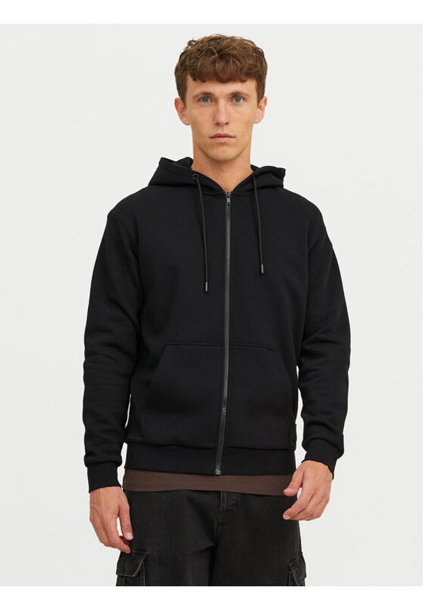 Jack & Jones Bluza Bradley 12249342 Czarny Relaxed Fit. Kolor: czarny. Materiał: syntetyk